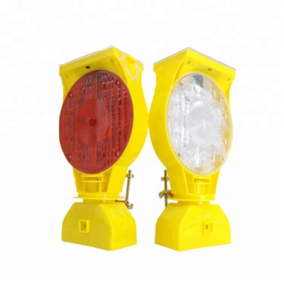 CE Approved Flashing Lamp LED Road Safety Solar Warning Barricade Light